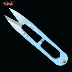 Tijeras de Pesca Takedo TB-448 – Acero Inoxidable, Hoja Forma U