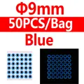 9mm blue 50pcs