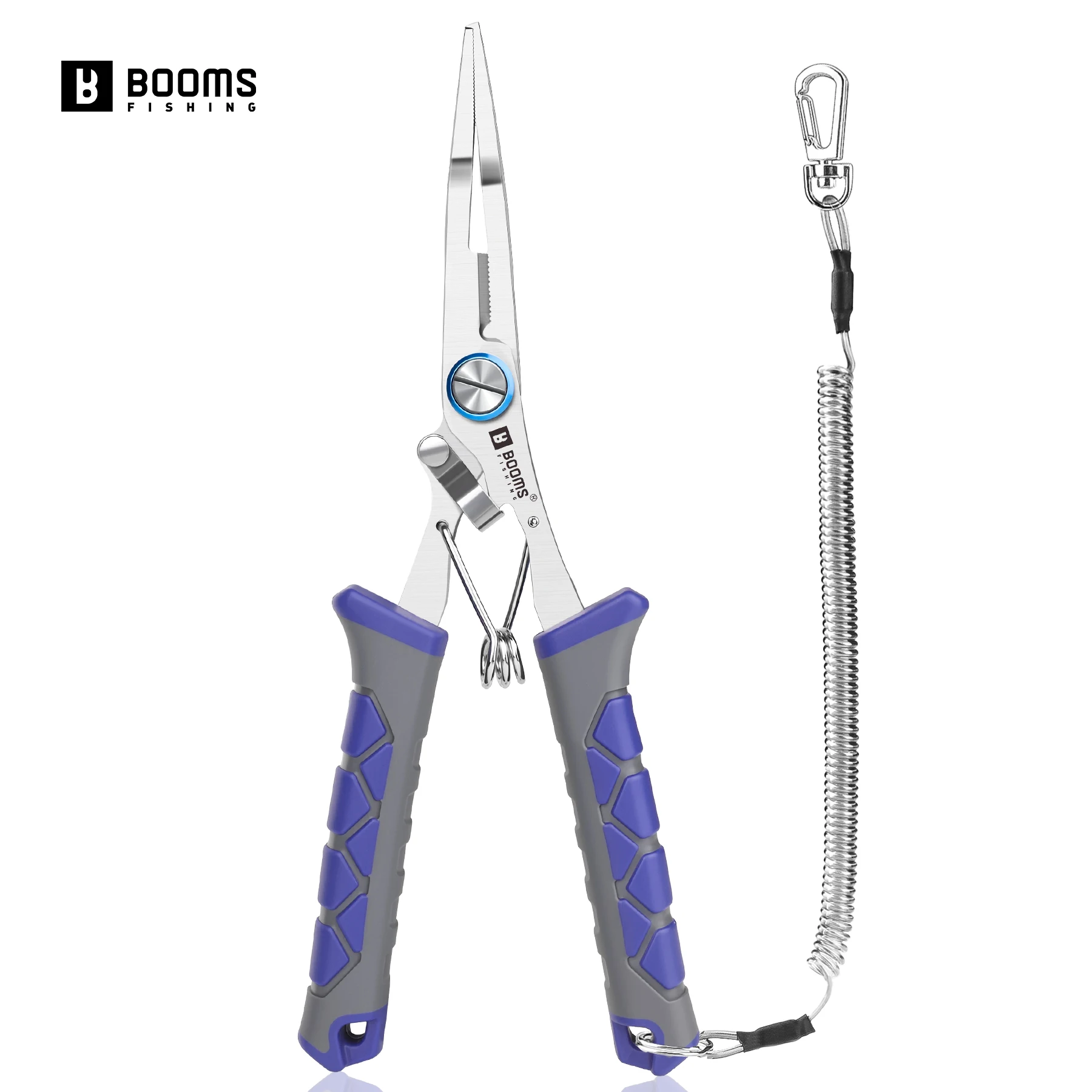 Booms Fishing XW13-Alicates de pesca multifuncionales, cortador de línea de acero inoxidable, abridor de anillo dividido portátil, herramienta de pesca
