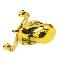 Carrete de pesca Baitcasting serie GD 7,2: 1, relación de engranaje, carrete de pesca BB de acero inoxidable 5 + 1 con arrastre máximo de 18lb/8,16 kg, Ta de pesca