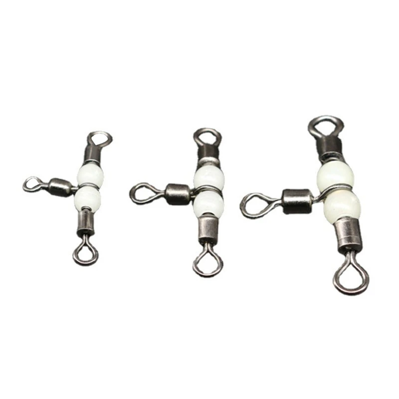 Giratorios triangulares con bolas luminosas – Acero inoxidable pesca - imagen 2