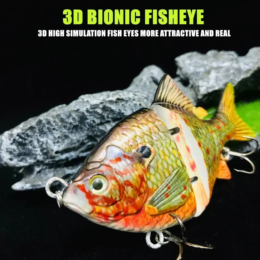 Señuelo Swimbait articulado para lucio – plástico duro - imagen 5