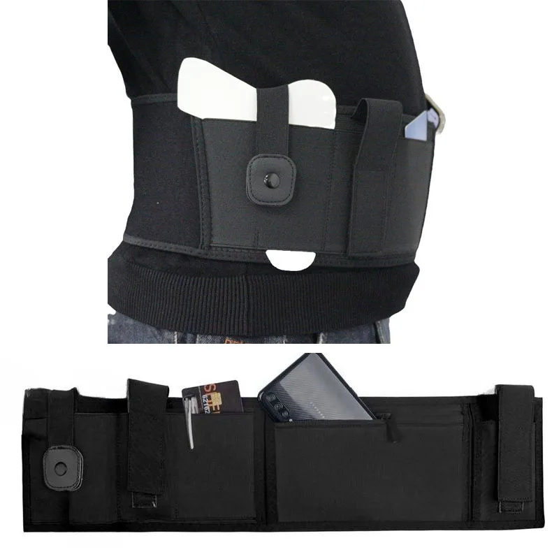 Funda Pistola Banda Abdominal Oculta con Portacargadores para Caza - imagen 5
