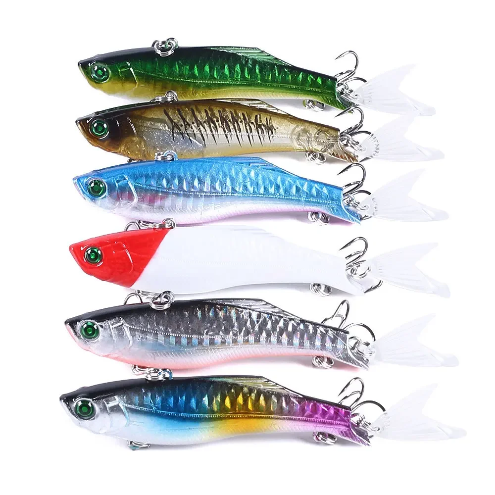 Señuelo VIB hundido de 8cm y 22,5g, sin bola sonajero, Wobbler Artificial, cebo duro sin labios, Crankbait, aparejos de pesca en hielo para invierno - imagen 3