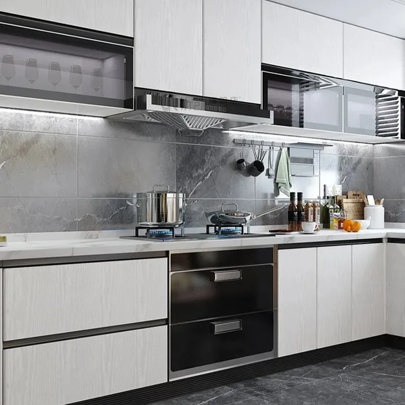 40cm autoadhesivo Simple moderno grano de madera cocina sala de estar armario escritorio muebles antiguos renovación cambio de Color - imagen 3