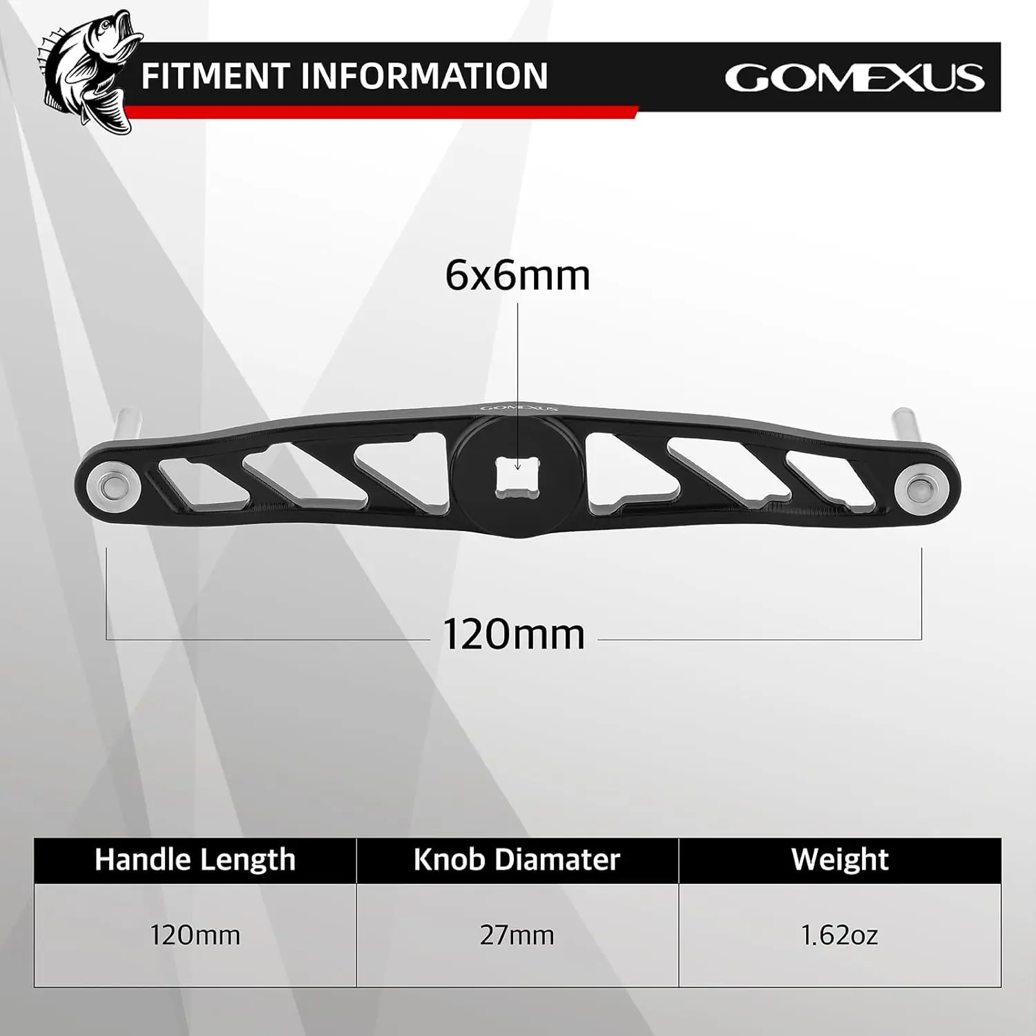 Manija de alimentación GOMEXUS para Penn Squall Star, palanca de arrastre, palanca de arrastre de viento Fathom Star, palanca de arrastre de viento - imagen 3