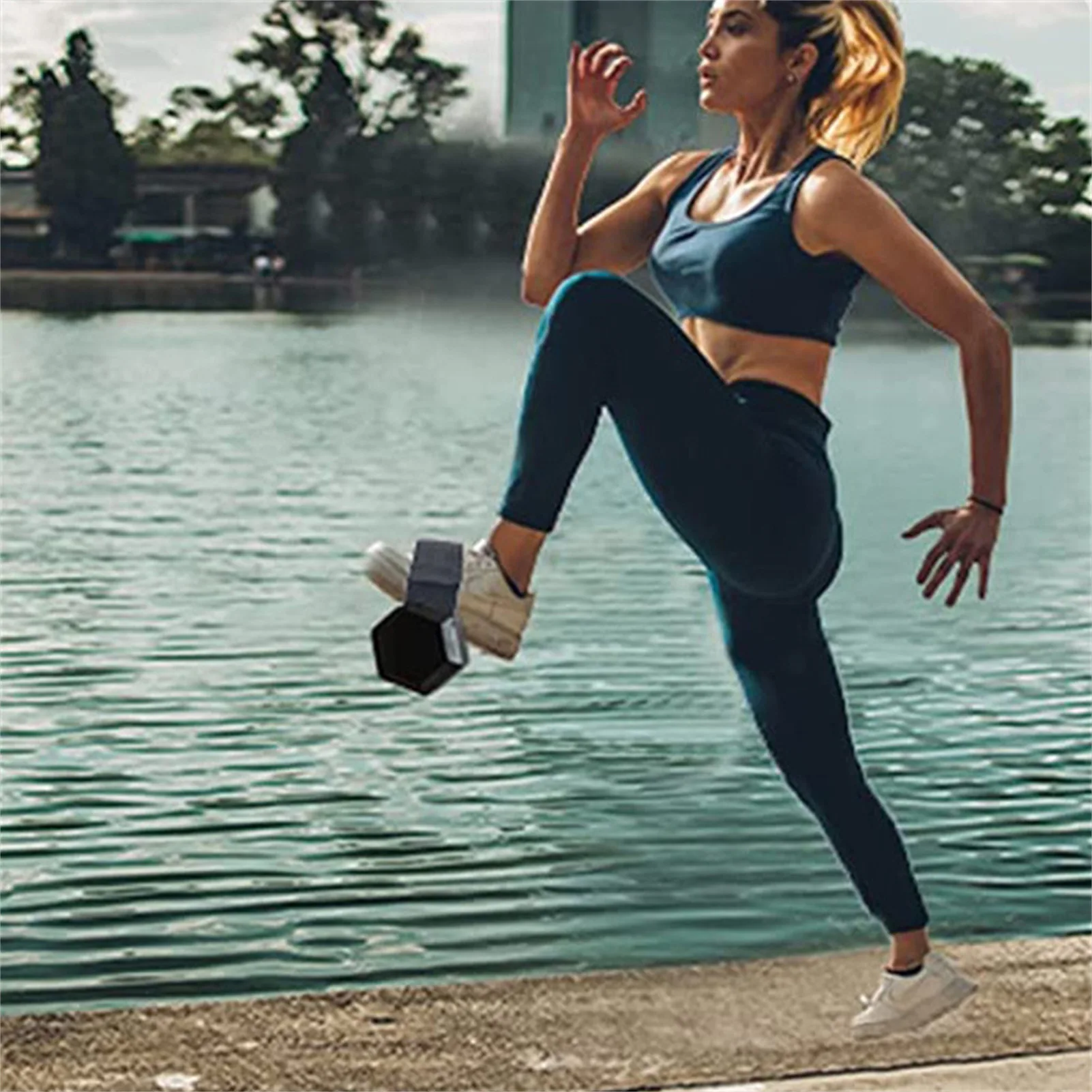 Correa ajustable para mancuernas, soporte fuerte, correa para mancuernas para hombres y mujeres, accesorio de entrenamiento físico al aire libre, equipo deportivo - imagen 2