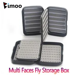 Caja de moscas Bimoo multi compartimento – Para moscas húmedas y secas