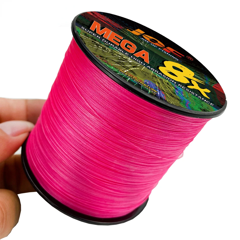 JOF-sedal de pesca de lubina X8 PE, 1000M, 500M, 300M, Sedal trenzado multifilamento, para agua salada, 8,2 ~ 35,8 KG, resistente a impactos, suave - imagen 3