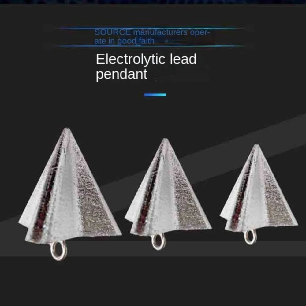 Colgantes de plomo electrolítico para pescar