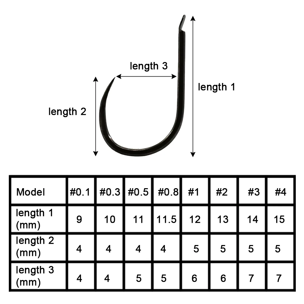 EUPHENG-anzuelo de pesca CHINU Original, anzuelo afilado sin púas, acero rico en carbono, pesca en mar, carpa, aparejos de pesca con mosca, 12 Uds. - imagen 2