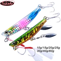 TAKEDO LS06 Señuelo Jigging con Ganchos y Cuchara para Lucio Bass