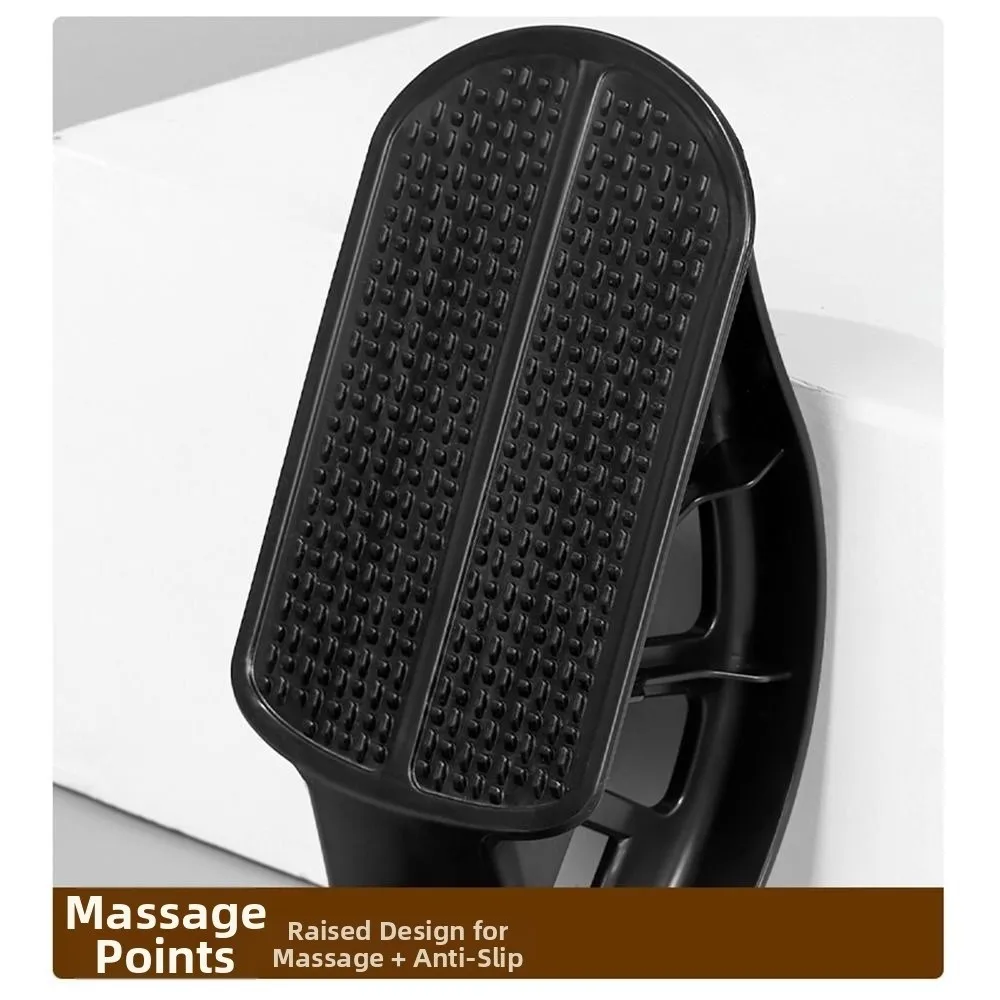 Rueda de estiramiento de pantorrilla portátil, función de masaje, tabla basculante de pie con soporte de carga grande, pantorrillas apretadas y cómodas - imagen 2