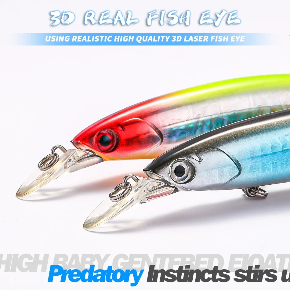 MOOKZZ-señuelo de pesca flotante de 130CM y 22G, cebo duro para pececillos, aparejos de pesca artificiales, novedad de 2023, gran oferta - imagen 3