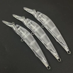 Minnow sin pintar para trolling – Swimbait delgado hundimiento lento