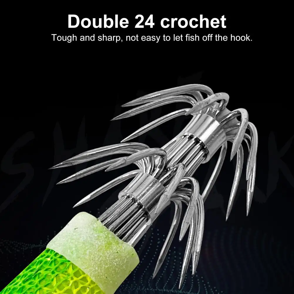 Señuelo de camarón brillante de 10CM/10G, señuelo de pesca simulado con anzuelo de calamar, cebo Artificial biónico, accesorios de pesca de trucha y lubina - imagen 4