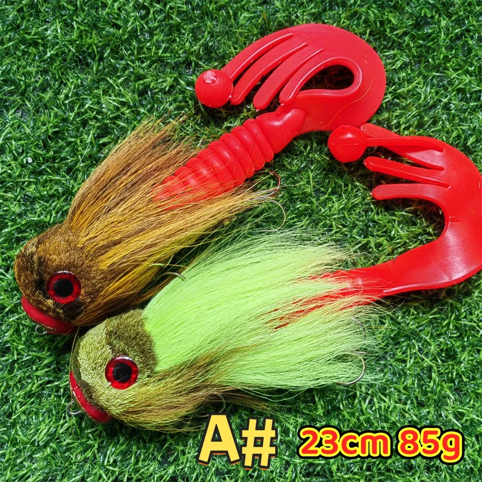 Cebo Duro Ratón Luya 22cm Cola Horquilla – Hundido 36g/59g - imagen 4