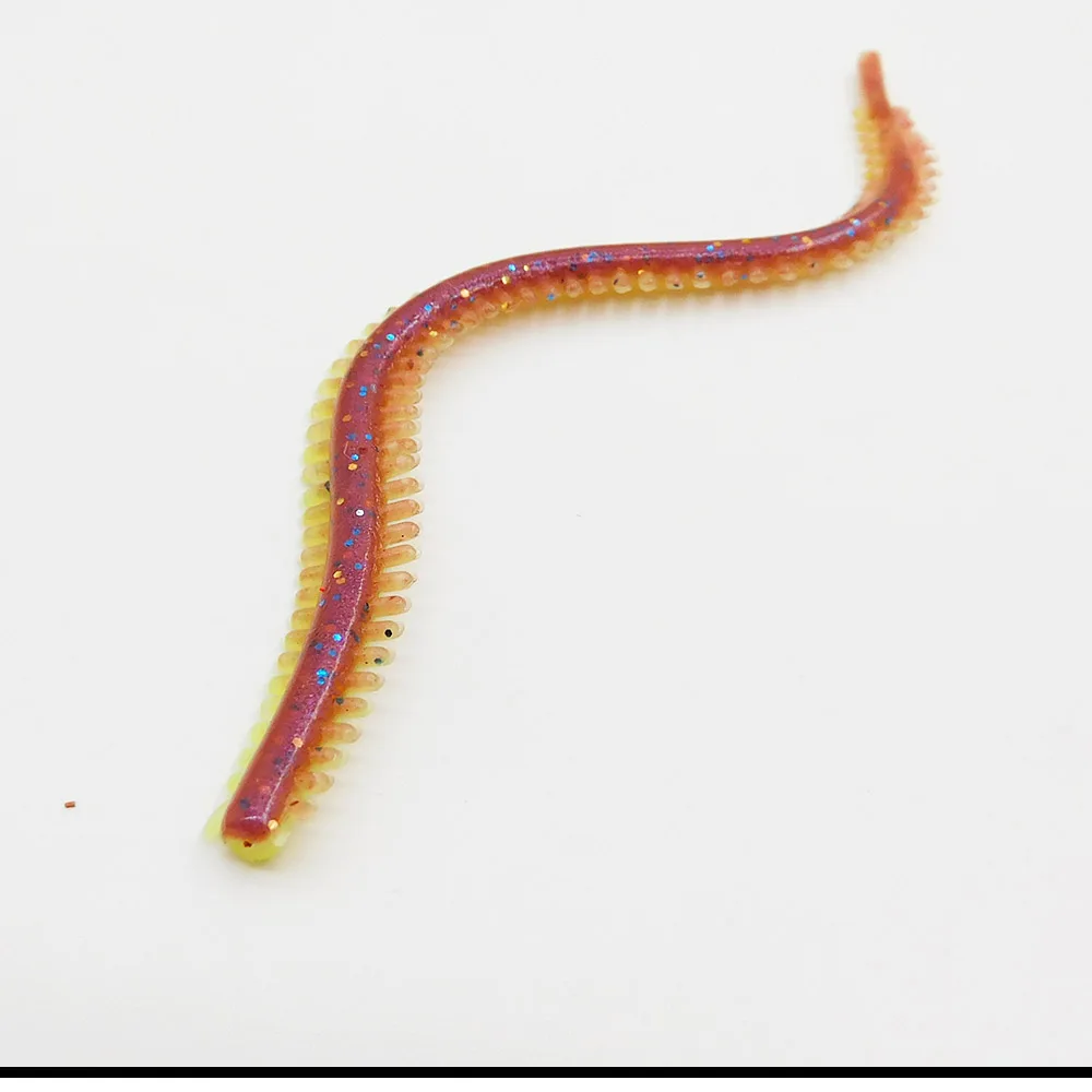 KESFISHING-señuelo de pesca gusano Scolopendra, 95mm, pesca en agua salada, cebo de silicona, río marino, para lubina, trucha - imagen 2