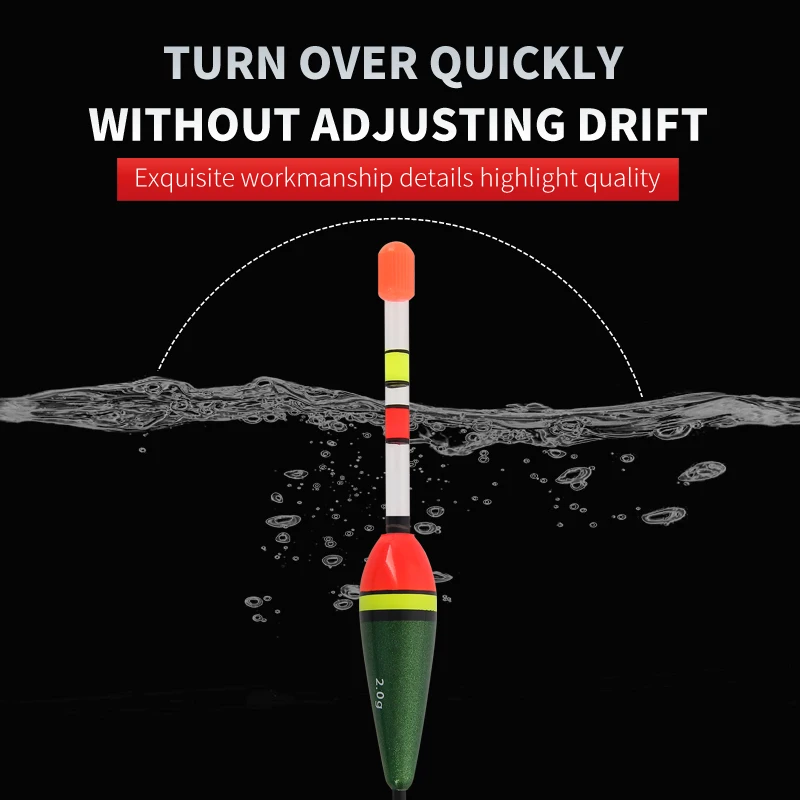 4/5 unids/lote promoción flotadores de pesca conjunto tamaño mixto Color boya Bobber para accesorios de pesca - imagen 2