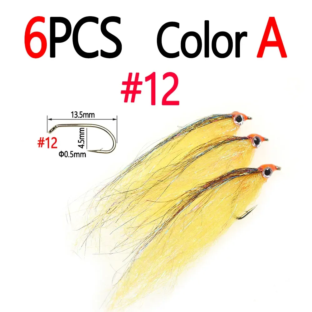 6pcs Color A Size 12