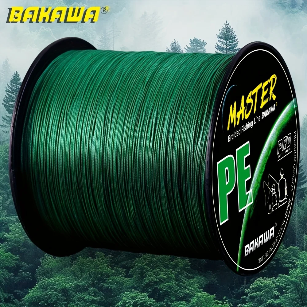 BAKAWA X8 hebras trenzadas PE 300 metros equipo de Pesca para accesorios de Pesca multifilamento productos de Pesca