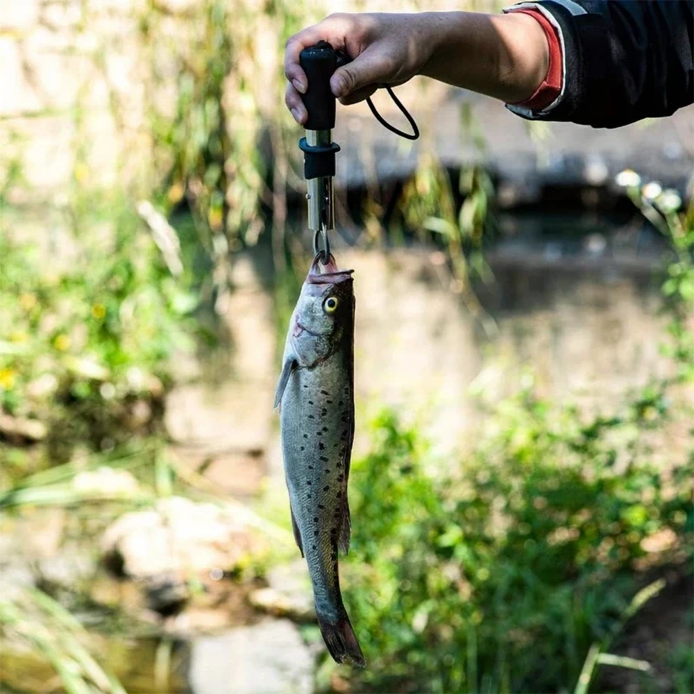 Goture-controlador de pesca de acero inoxidable + juego de alicates, agarrador de labios de pescado giratorio/fundido multifuncional, herramienta de pesca duradera - imagen 5