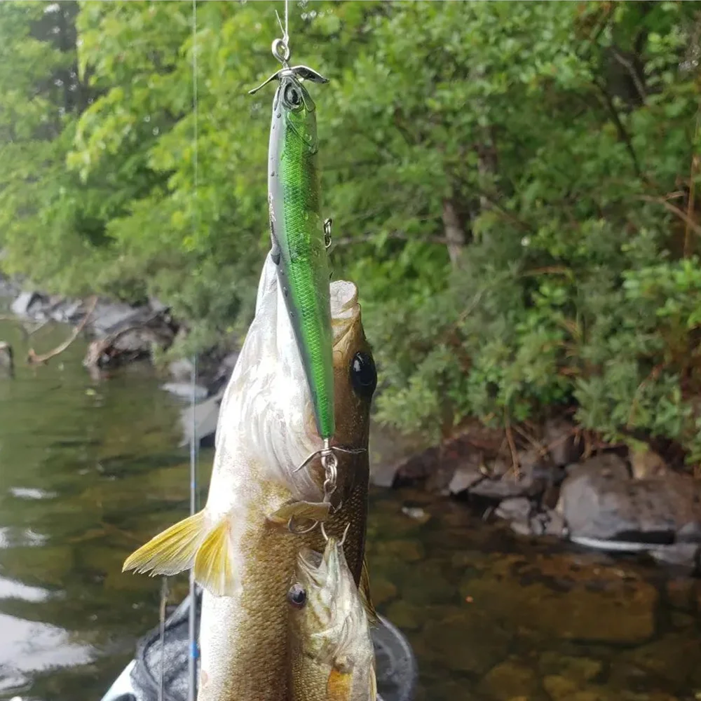 Spy Bait-señuelo Artificial para Pesca en agua salada, 9cm, 9g/10cm, 11,5g, lubina, Lucio, señuelos lápiz con hélices, Spinbait - imagen 4