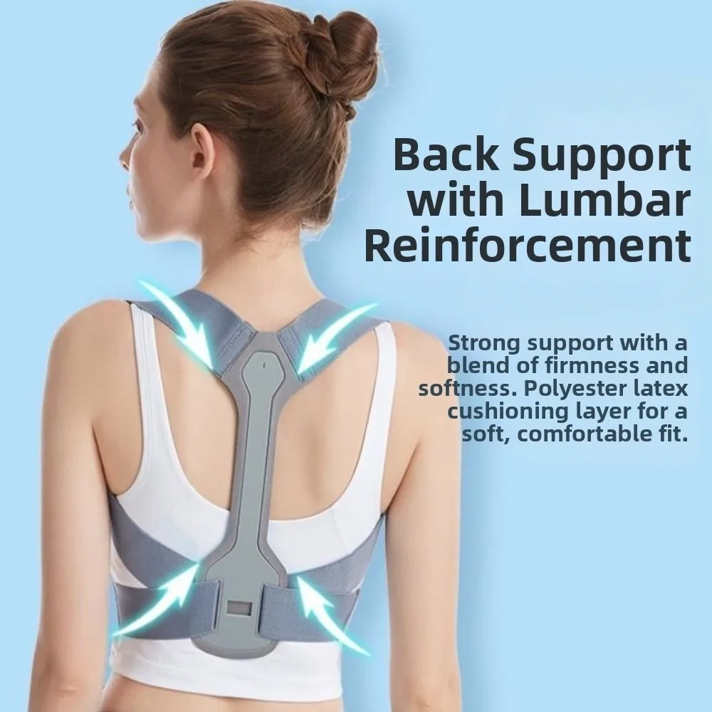 Cinturón Corrector de postura ajustable, soporte de columna vertebral para clavícula, cinturón Corrector de hombro Invisible, soporte transpirable para espalda y cuello - imagen 2