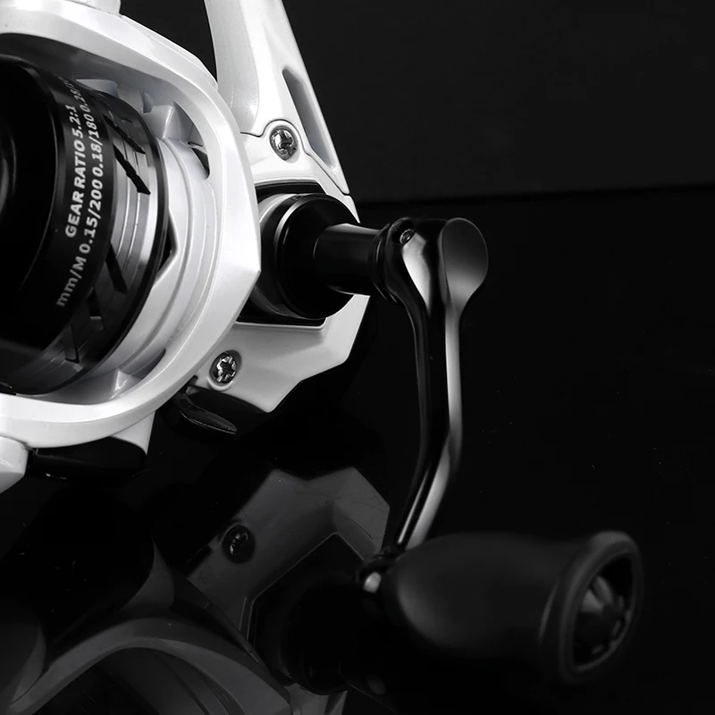 Serie HB 1000-3000, relación de engranaje 5,2: 1, arrastre máximo de 17,63, carrete de Metal, carrete de pesca giratorio, para agua dulce - imagen 4