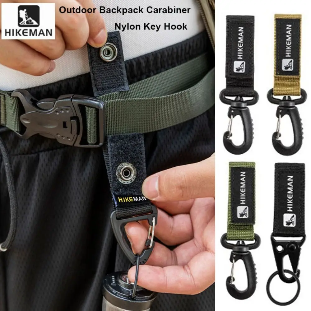 Mosquetón multifuncional de nailon para pesca deportiva y camping - imagen 5