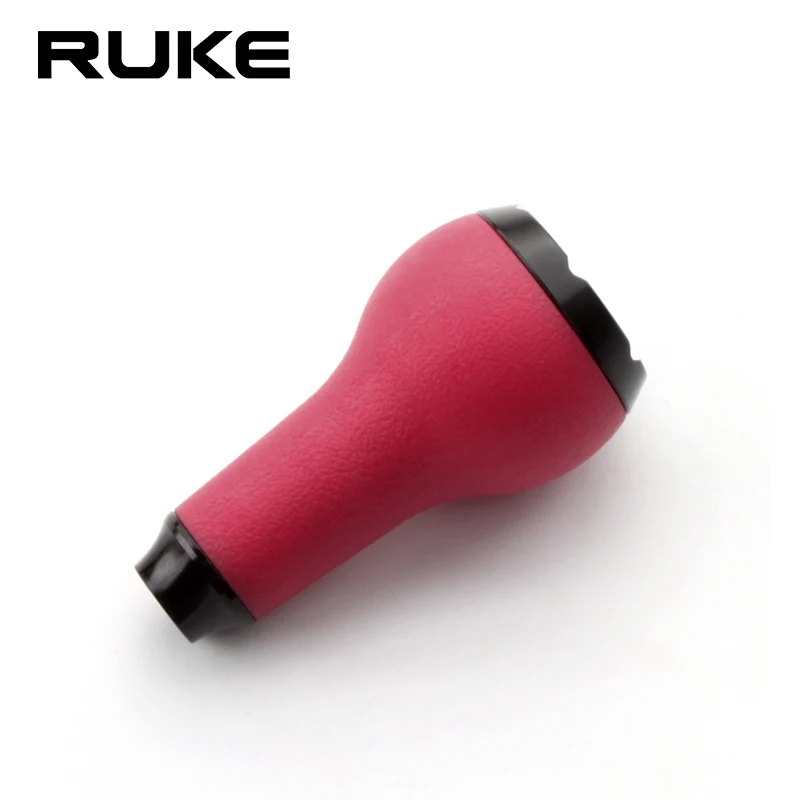 Ruke, 1 unidad, perilla de TPE para carrete de pesca, perilla de mango de carrete giratorio para Baitcasting, incluye 2 uds. De rodamientos, accesorio de carrete DIY para tipo Shima/Dai