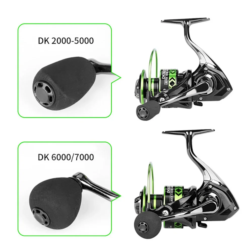 JOSBY-carrete de Pesca giratorio DK 2000-7000, rueda de carpa para agua salada, carrete de Metal CNC y balancín, arrastre máximo de 8 ~ 13kg - imagen 4