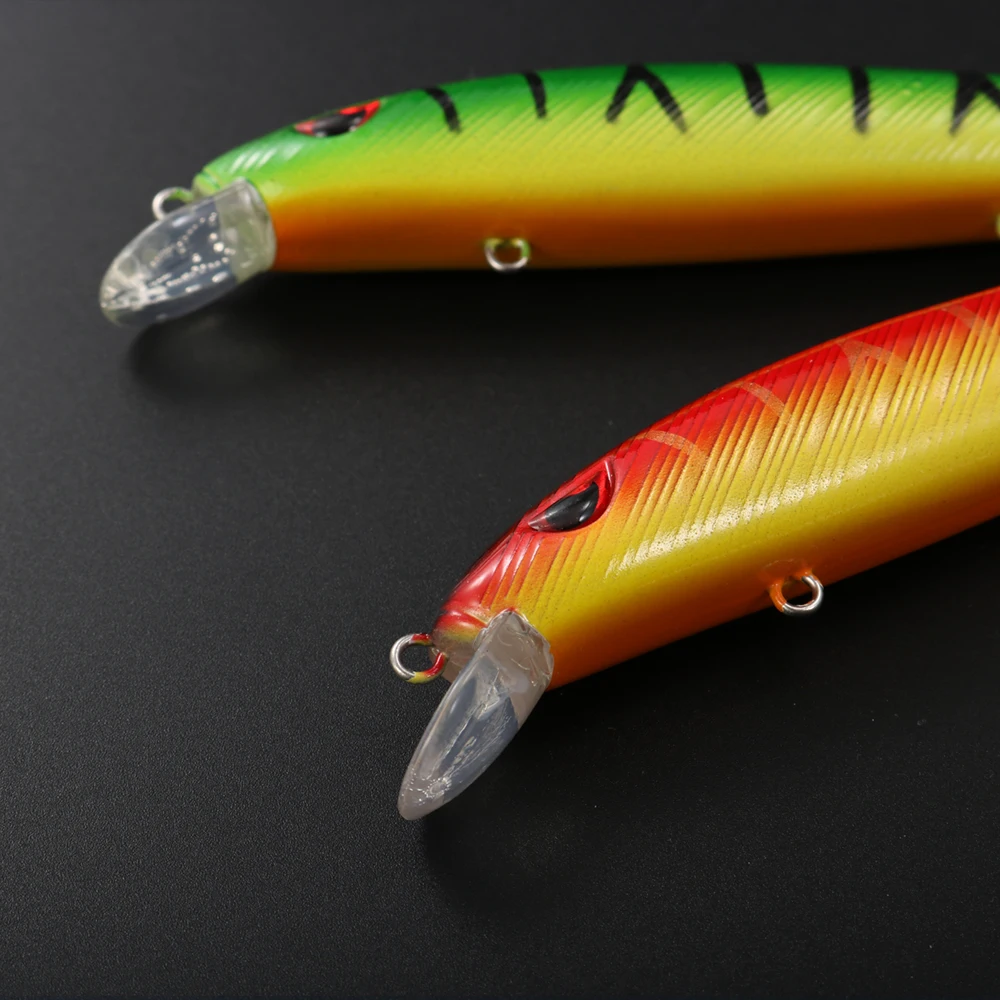 Señuelo de pesca articulado de 16cm y 33g, cebo duro segmentado flotante para pececillo con acción realista para lubina, trucha, Lucio, aparejos de agua salada - imagen 4