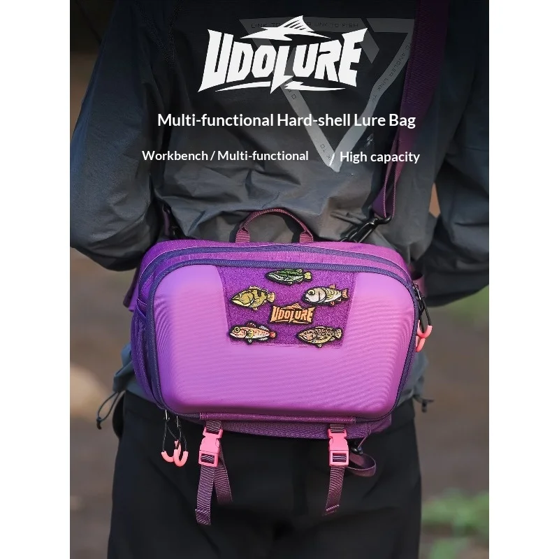 Bolsa bandolera de pesca Udolure – Impermeable para accesorios