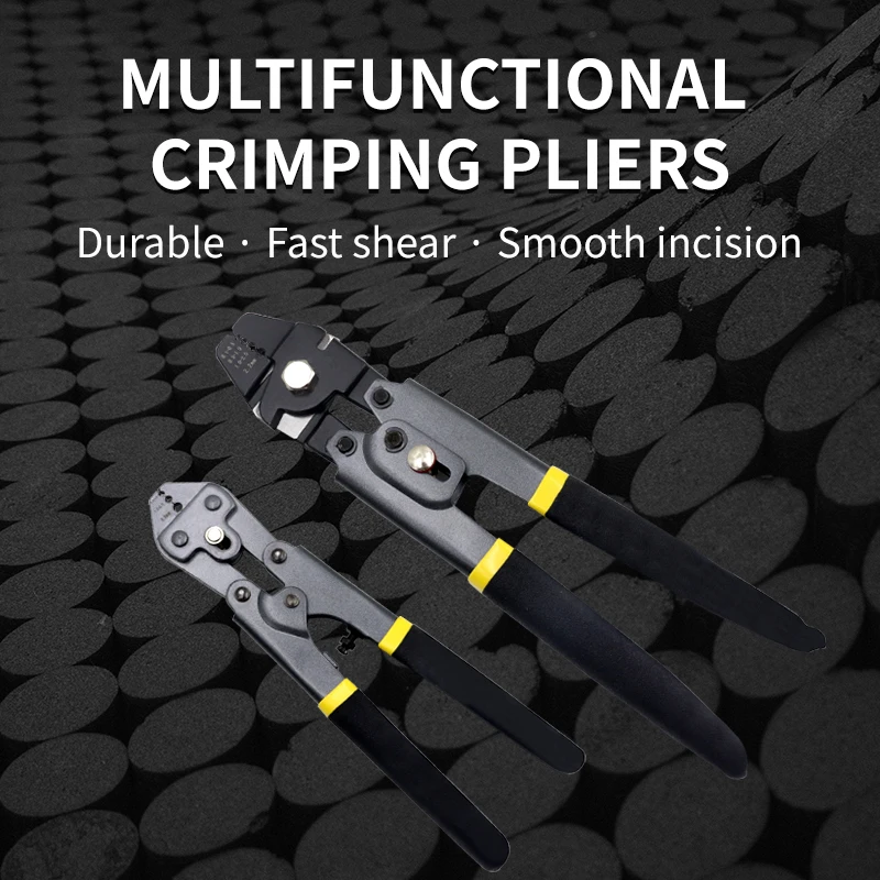 ZYZ alicates de engaste de pesca, herramienta de prensado de cuerda de alambre, acero de alto carbono, manga de 0,1-2mm/0,5-2,2mm - imagen 3