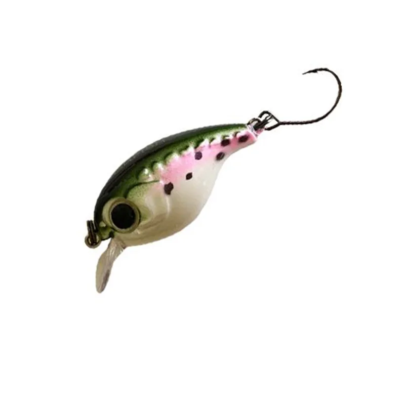 BassLegend pesca flotante Mini Crankbait señuelo de plástico duro lubina Lucio trucha salmón señuelo 28mm 2g ultraligero Wobbler - imagen 5