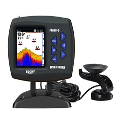 LUCKY FF918-C180S Control remoto Bait Boat Fish Finder 3,5 "LCD alcance perating 180 m de profundidad rango
