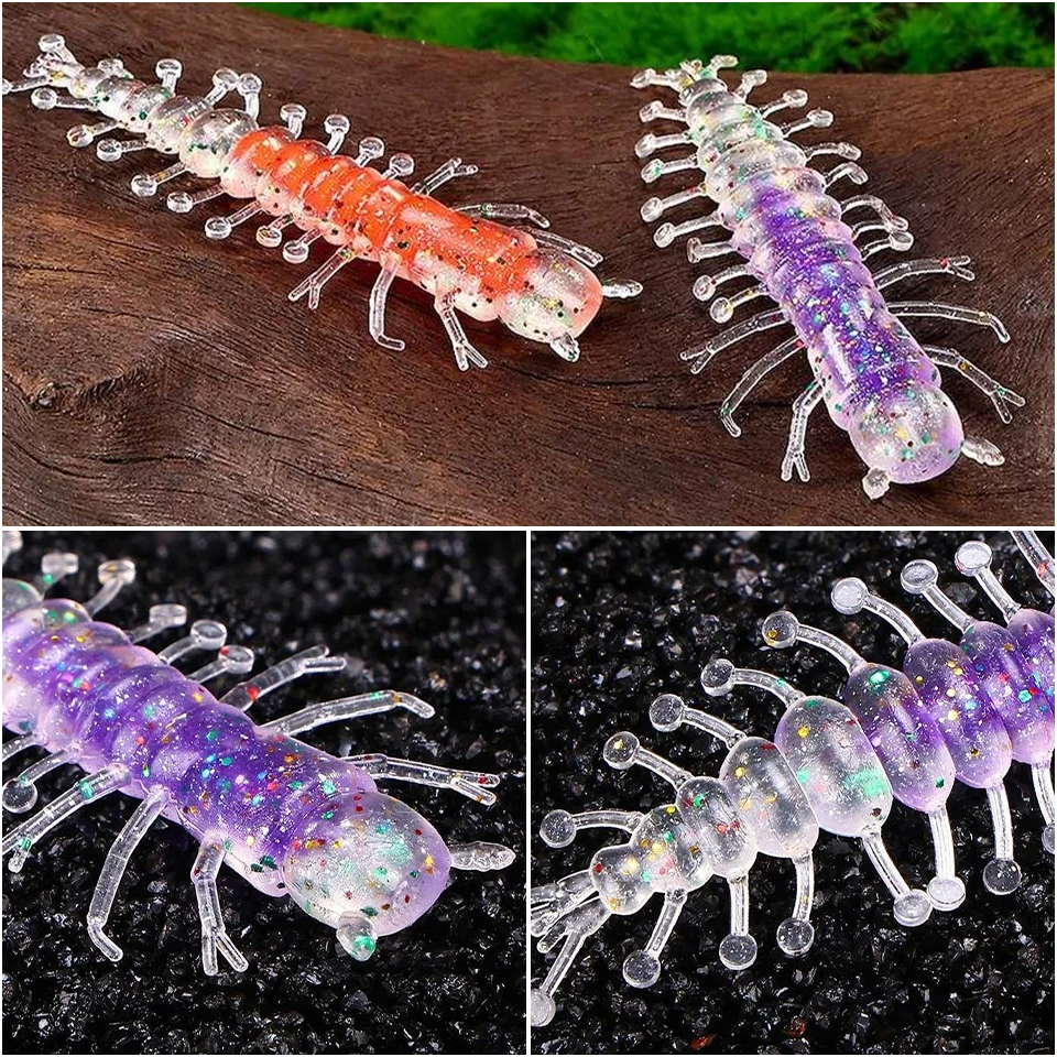 Walk Fish Señuelo Ciempiés Flotante 6cm 1,7g PVC TPR - imagen 4