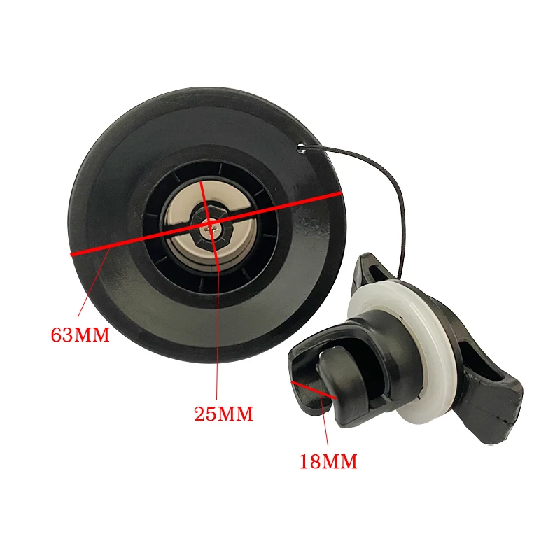 Válvula de aire SUP inflable negra, accesorios para canoa de Kayak, bote de balsa de barco, protección contra fugas de doble sello, tapa adaptadora de tapones de aire