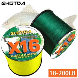JOF X16 línea multifilamento trenzado núcleo hueco para todas las aguas