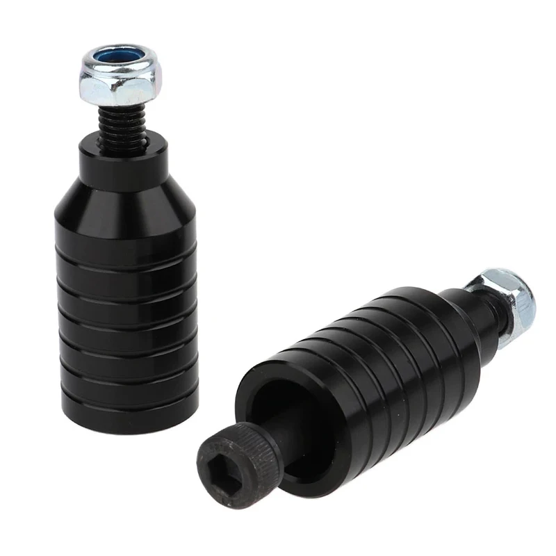 Mosodo Pro-clavijas de aluminio para patinete acrobático, repuesto de patinete con eje, accesorios para patinete, 2 unidades/juego - imagen 4