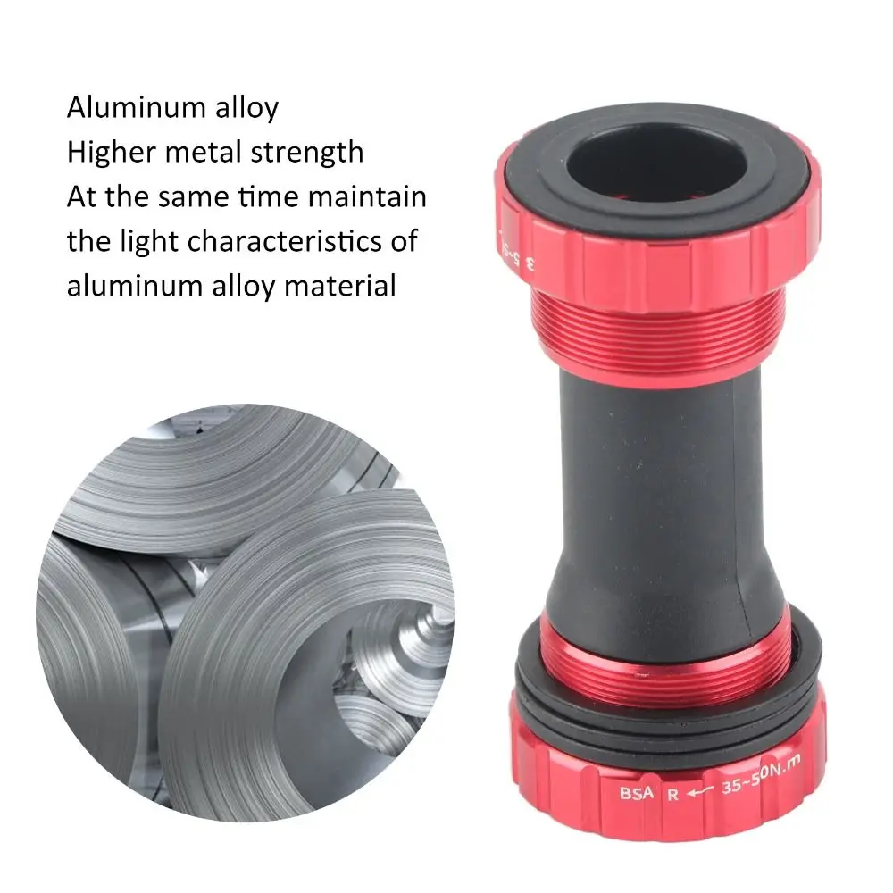 Soporte inferior BB de 1,37x24T, rodamientos de acero de 68-73mm, soporte inferior para bicicletas de carretera, soporte inferior para bicicletas de montaña de aleación de aluminio - imagen 3