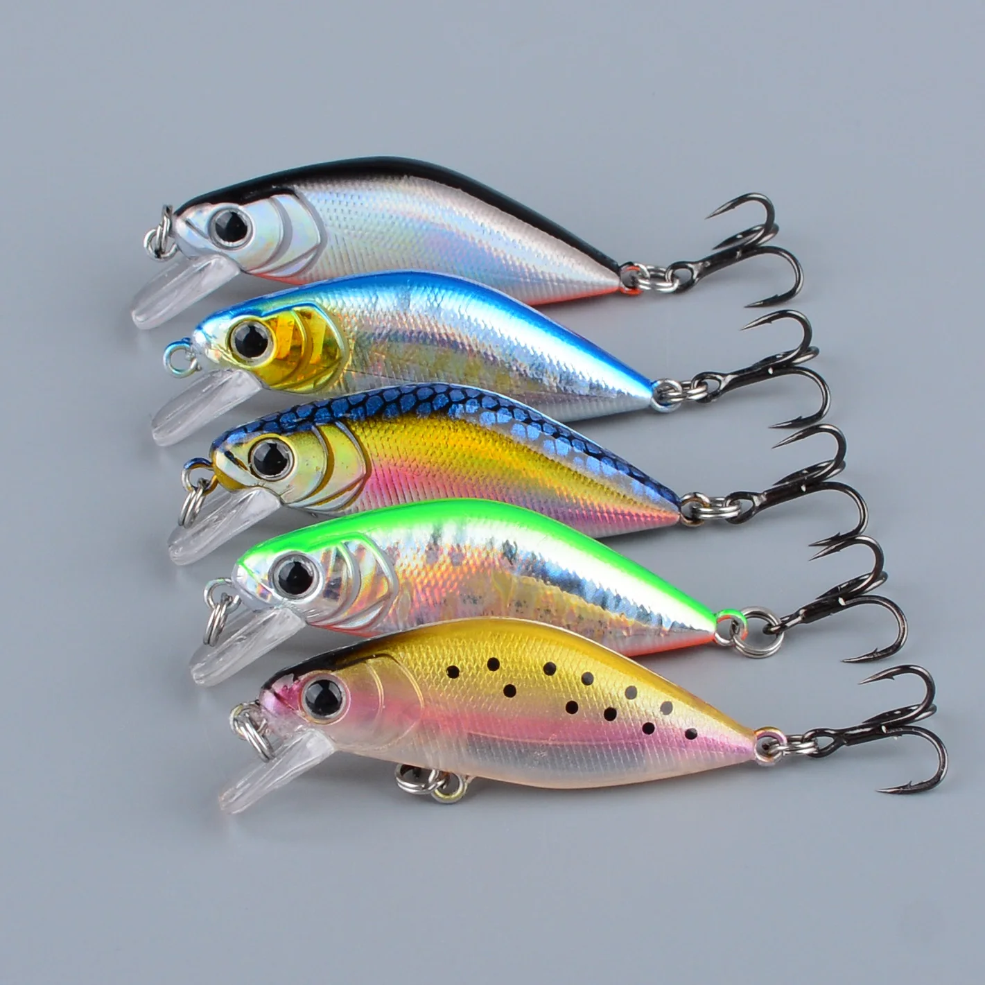 Mini Minnow señuelo artificial – Wobbler para trucha lubina y perca - imagen 3