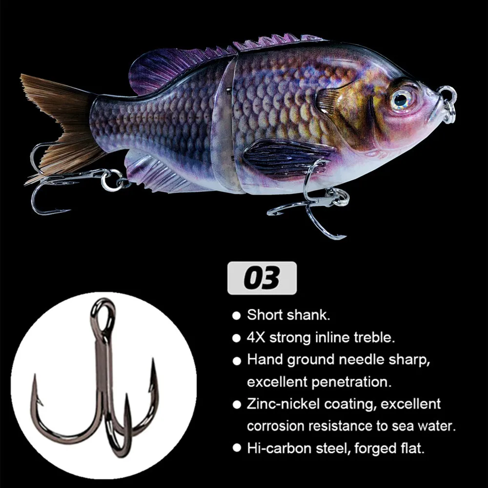 Señuelos articulados para pesca, cebo duro que se hunde, 14cm, 58g, 1 unidad, novedad