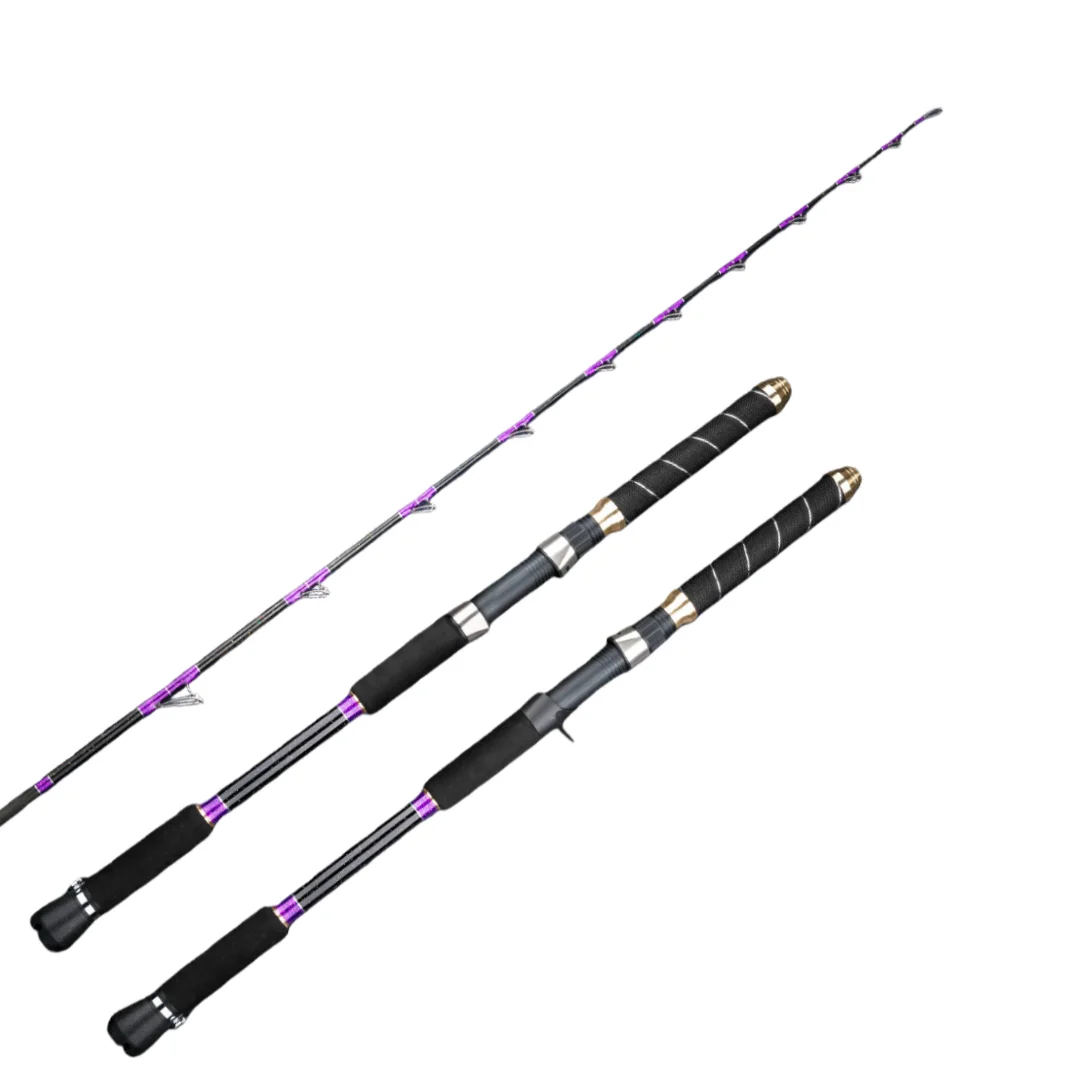 Mavllos Dominate1.5m caña de pescar superdura para barco, caña de Jigging para atún, señuelo de 300-700g, línea de 30-70lb, caña de fundición de agua salada de alta resistencia