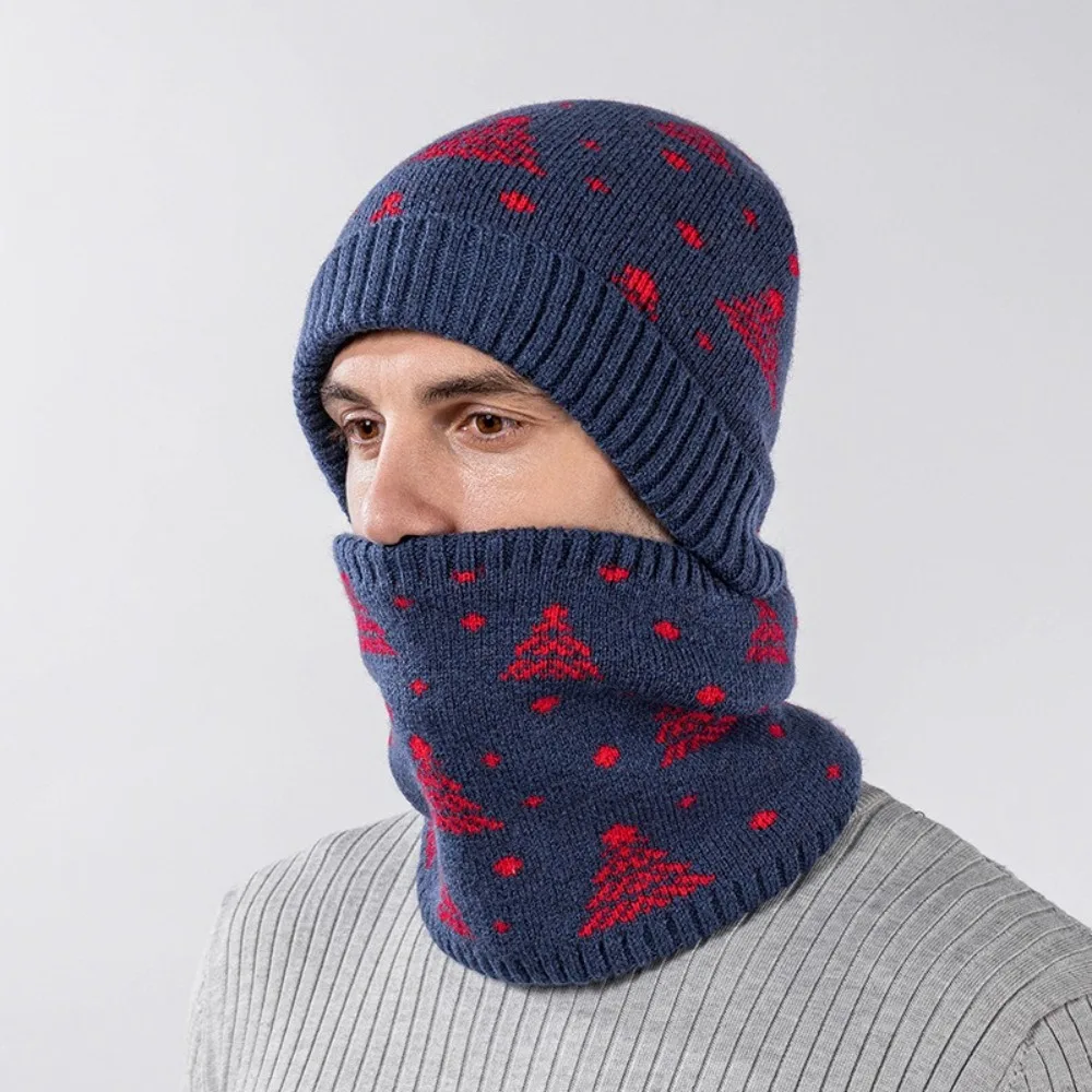 Calentador de cuello de regalo de Navidad a la moda, forro grueso, bufandas de cuello de punto suaves para mantener el calor en invierno, patinaje, correr, Collar a prueba de frío - imagen 5
