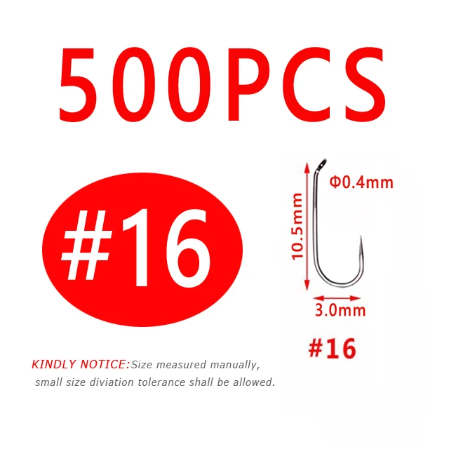 500PCS Size 16
