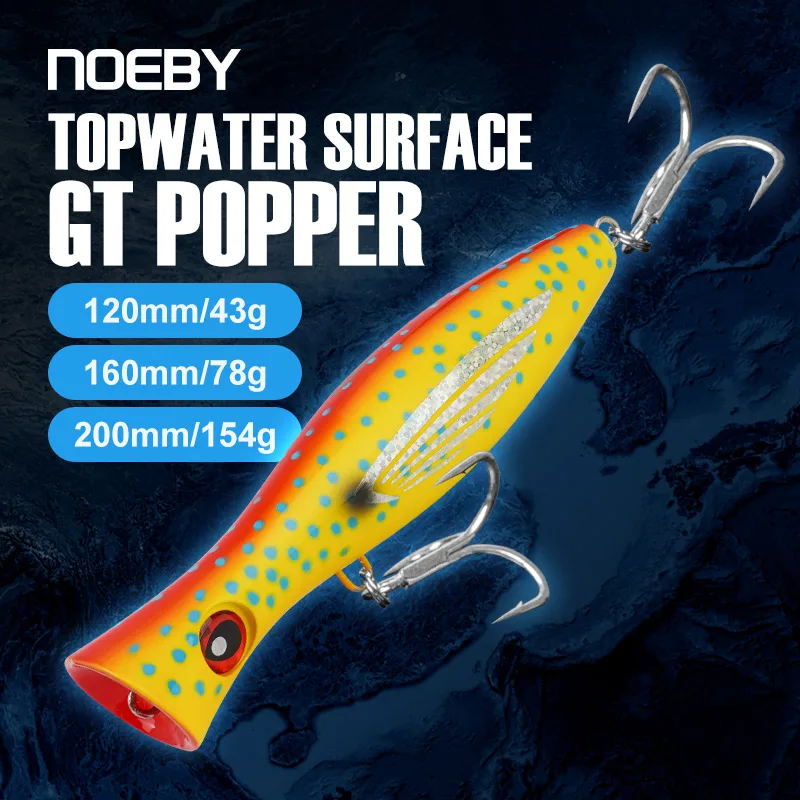 Topwater Popper NOEBY GT Agua Salada