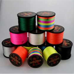 Sedal trenzado GHOTDA X4 MultiColor – 4 hebras PE para agua salada
