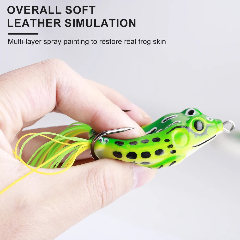 FTK, cebo de manivela de ranas, aparejos de cebo de manivela, cebo de lubina, manivela salvaje, herramienta de cebo duro de pesca colgante, cebo de simulación Luya, cebo de pez negro - imagen 2